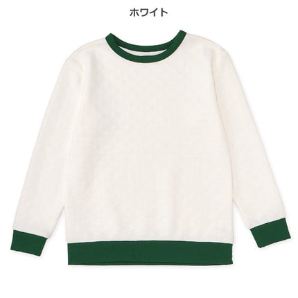 西松屋 ELFINDOLL CLASSIC キルトリブ配色トレーナー 正規品