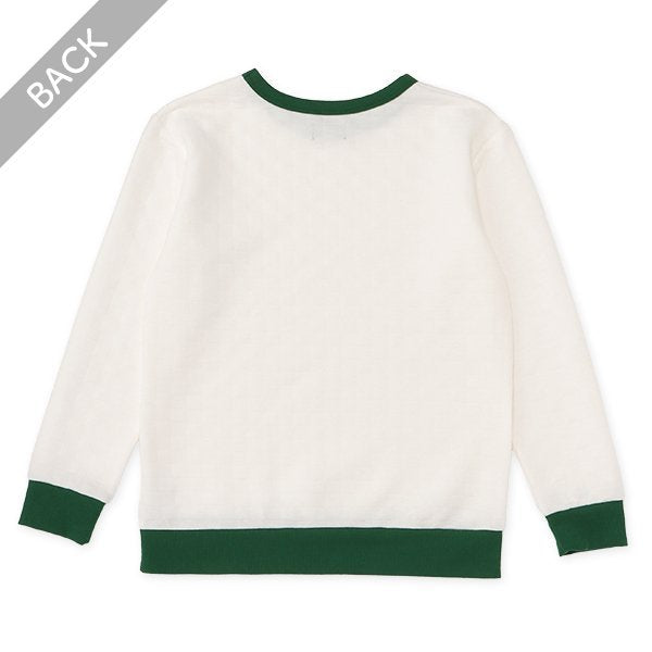 西松屋 ELFINDOLL CLASSIC キルトリブ配色トレーナー 正規品