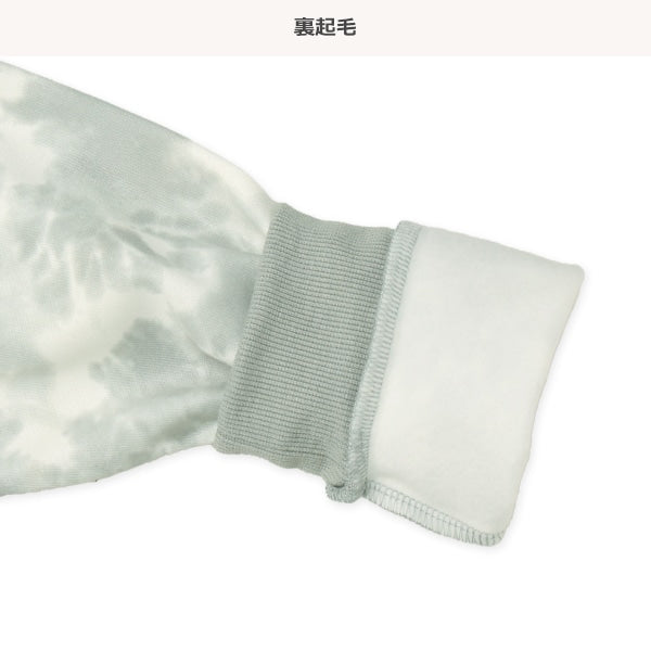 西松屋 ELFINDOLL 裏起毛タイダイ風プリントポケットトレーナー 正規品