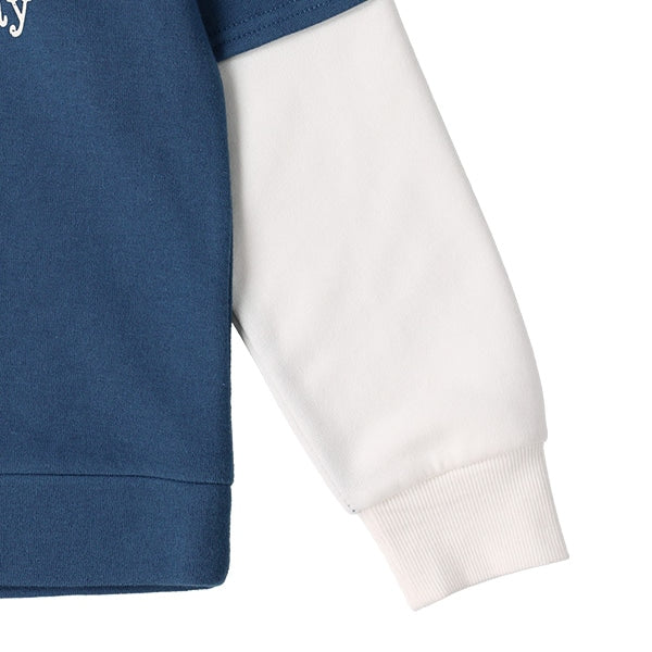 西松屋 ELFINDOLL 裏起毛袖レイヤード風トレーナー 正規品