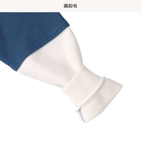 西松屋 ELFINDOLL 裏起毛袖レイヤード風トレーナー 正規品