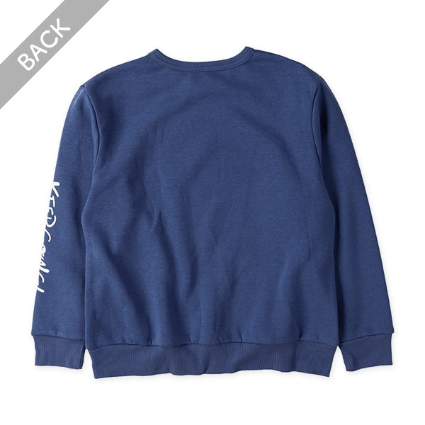 西松屋 ELFINDOLL 裏起毛スケボー袖ロゴプリントトレーナー 正規品