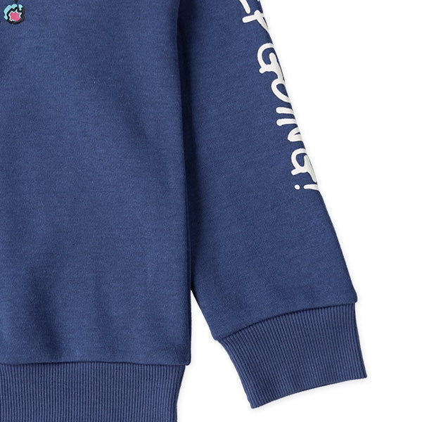 西松屋 ELFINDOLL 裏起毛スケボー袖ロゴプリントトレーナー 正規品