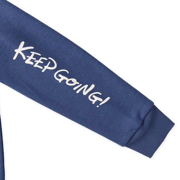 西松屋 ELFINDOLL 裏起毛スケボー袖ロゴプリントトレーナー 正規品