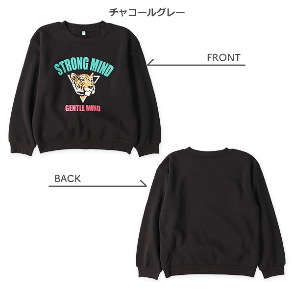 西松屋 ELFINDOLL 裏起毛アメカジ柄コミックトレーナー 正規品