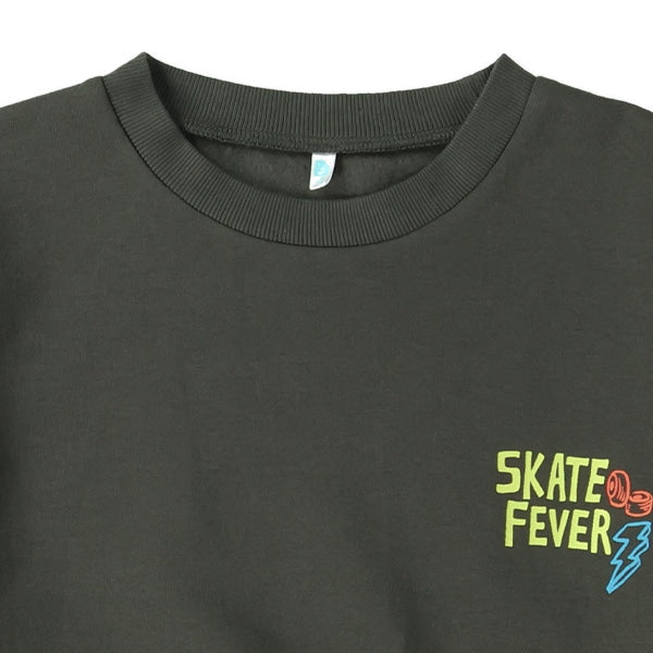 西松屋 ELFINDOLL 裏起毛スケボー柄・釣り柄バックプリントトレーナー 正規品