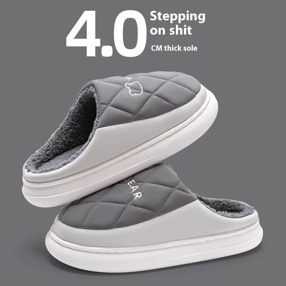 Sewing Slippers – Warm Non-Slip PVC Overshoe Home Slippers