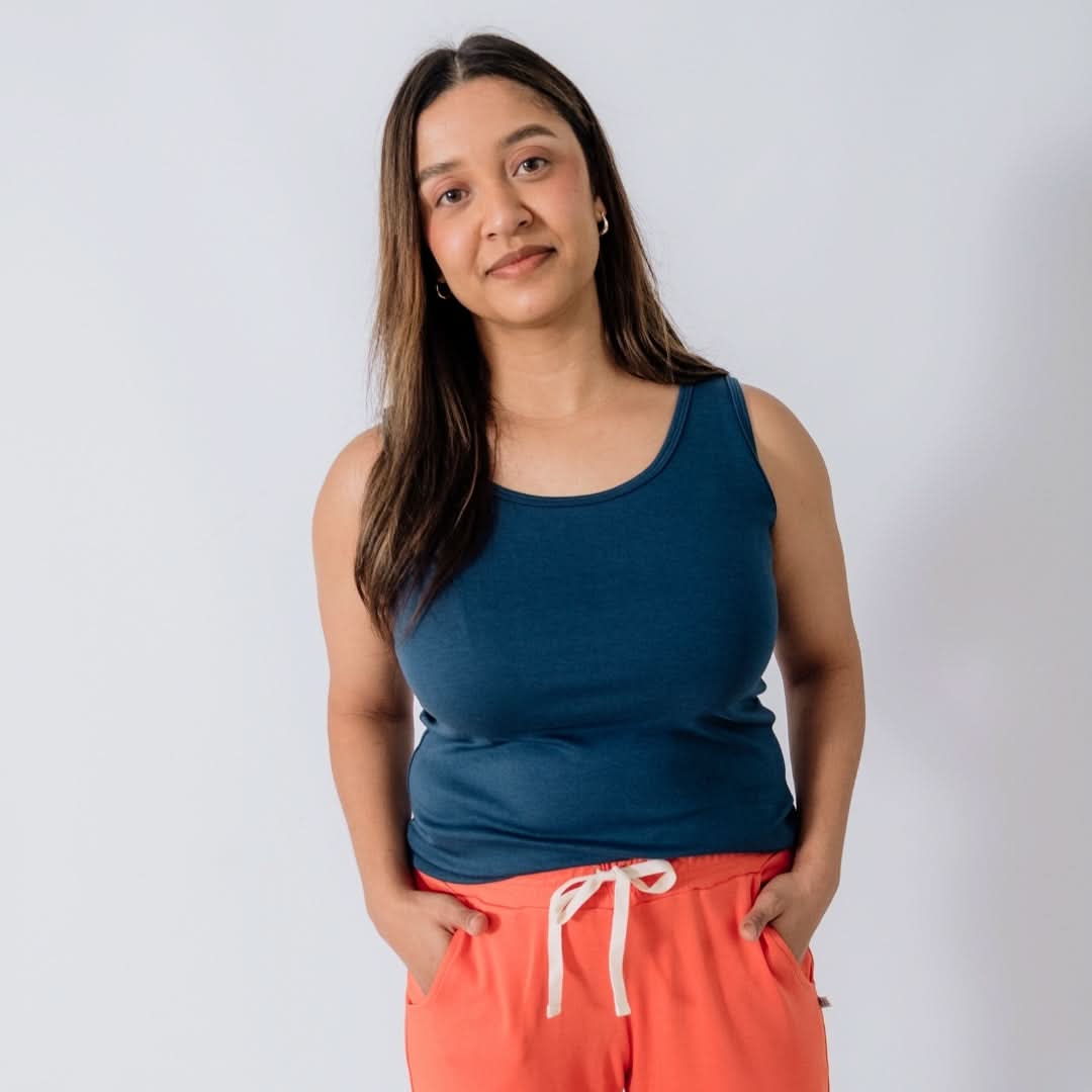 Ladies' Bamboo Classic Tank | Navy