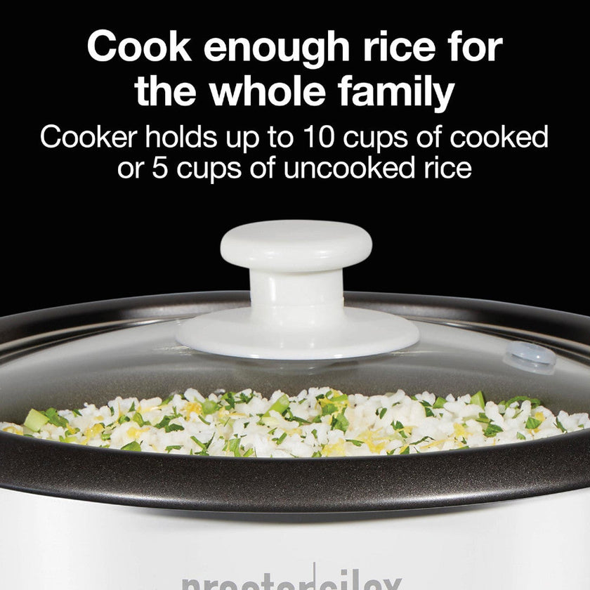 PROCTOR SILEX 37533G 10 cup capacity, rice cooker & food steamer