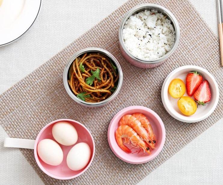 Japanese-Inspired Compartment Lunch Box – Stainless Steel, 1–3 Layer