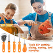 13Pcs Halloween Pumpkin Carving Kit Stainless Steel Carving Kit Pumpkin Sculpting Cutting Kit Halloween Decorative Tools