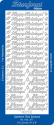 Deco Stickers - Text - Happy Holidays