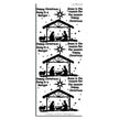 Manger Scene Sticker