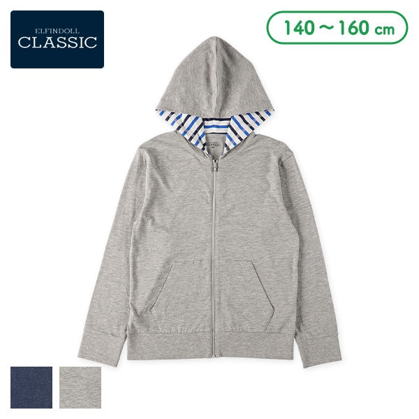 西松屋 ELFINDOLL CLASSIC フード裏ボーダーパーカー正規品