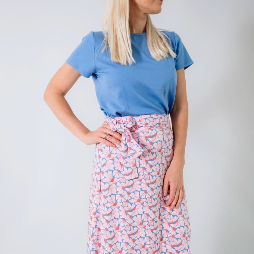 Ladies Bamboo Wrap Skirt | Saltwater Floral