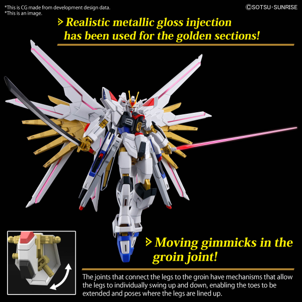 1/144 Might Strike Freedom Plastic Model Kit Plastic Model Kit