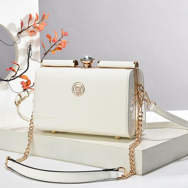 Diamond-Quilted Shoulder Bag for Women, Pillow Shape PU Leather Crossbody
