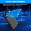 10000mAh Ultra Slim Power Bank Digital Display LED Flashlight 2 USB Ports Airline Approved