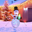 Christmas LED Lights Glowing Santa Tree Snowman Inflatable Doll Outdoor Yard Garden Decor