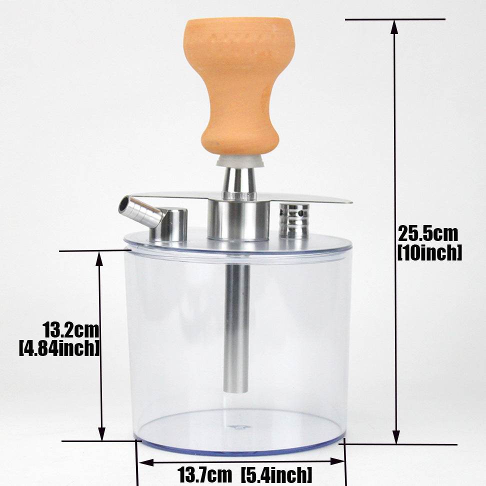Portable acrylic hookah