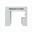 Lilo Twin Bunk/Loft Bed W/Workstation & Wardrobe - White/Pink