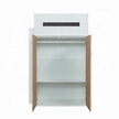 Lilo Twin Bunk/Loft Bed W/Workstation & Wardrobe - White/Oak