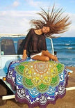 Tassel Fringe Beach Large Round Towel Fringe Beach Mat