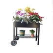 Rolling Mobile Raised Garden Bed Cart Planter Garden Bed Cart