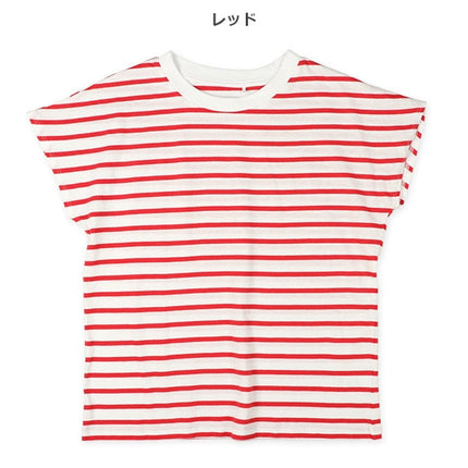 【西松屋正規品】ＥＣボーダーノースリＴシャツ３