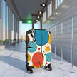 Colorful Abstract Leaf Carry-On Suitcase - Travel Luggage with Vibrant Botanical Print