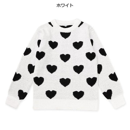 西松屋 ELFINDOLL ハート総柄セーター 正規品