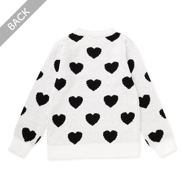 西松屋 ELFINDOLL ハート総柄セーター 正規品