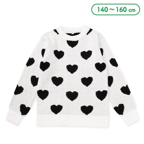 西松屋 ELFINDOLL ハート総柄セーター 正規品