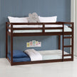 Barney Twin Bunk Loft Bed - Espresso