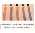 Double-Tip 2-in-1 Eyebrow Pencil & Eyeliner – 4-Fork Liquid Brow + Precision Liner