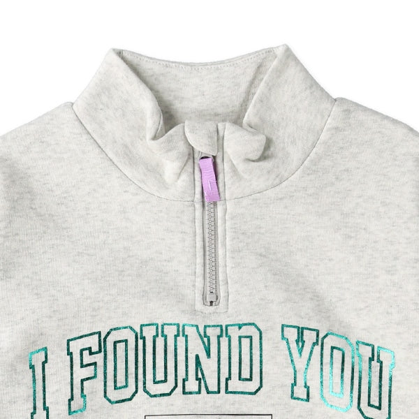 西松屋 ELFINDOLL 裏起毛ロゴハーフジップトレーナー 正規品