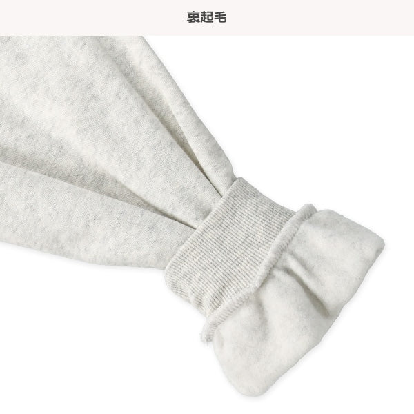 西松屋 ELFINDOLL 裏起毛ロゴハーフジップトレーナー 正規品