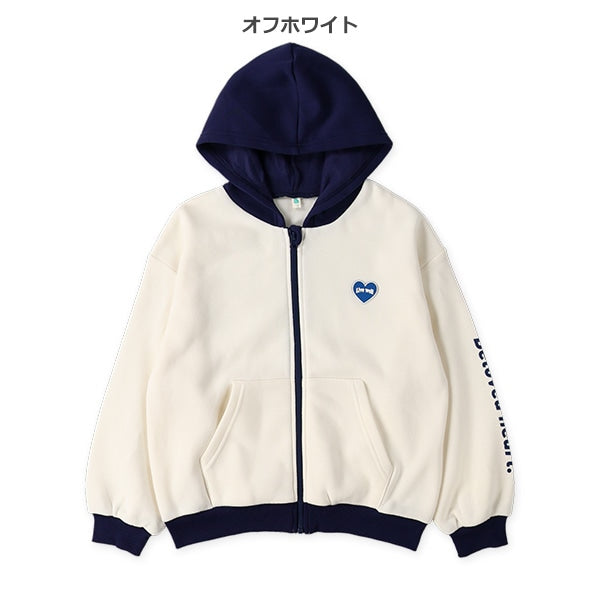 西松屋 ELFINDOLL 裏起毛ジップアップパーカー 正規品