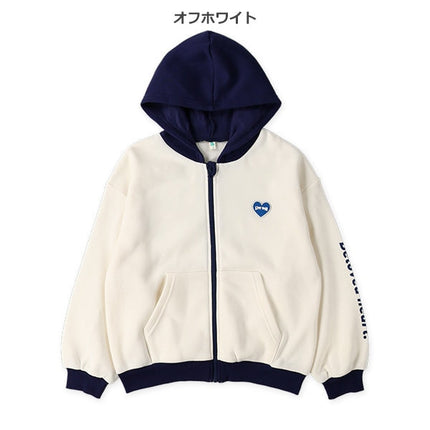 西松屋 ELFINDOLL 裏起毛ジップアップパーカー 正規品