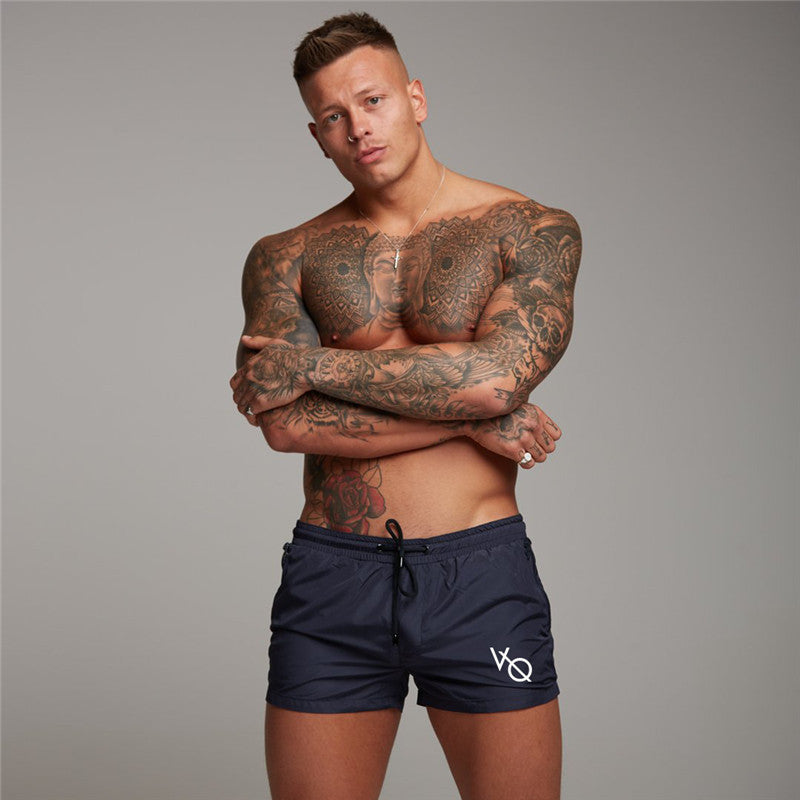 Men's Solid Color Swim Trunks | Nylon Spandex Beach Shorts Canada | M-3XL