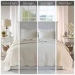 3 Piece Reversible Scalloped Edge Quilt Set Bedding Comforter set