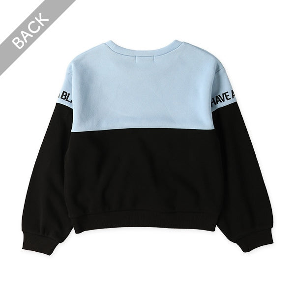 西松屋 裏起毛配色切り替えトレーナー 正規品