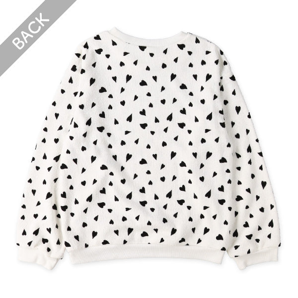 西松屋 ELFINDOLL ブークレーハート総柄トレーナー 正規品