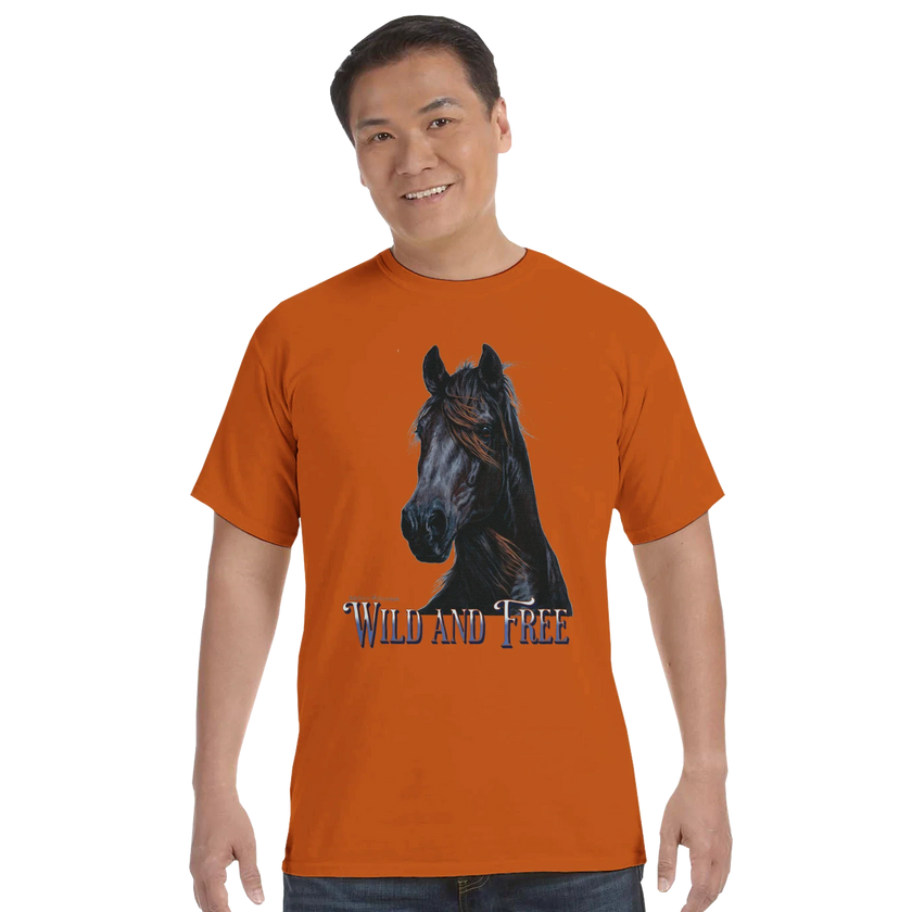 Wild and Free Comfort Colors Unisex Tee – 100% Cotton
