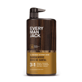 Every Man Jack - 3-in-1 All Over Wash Sandalwood (852ml)