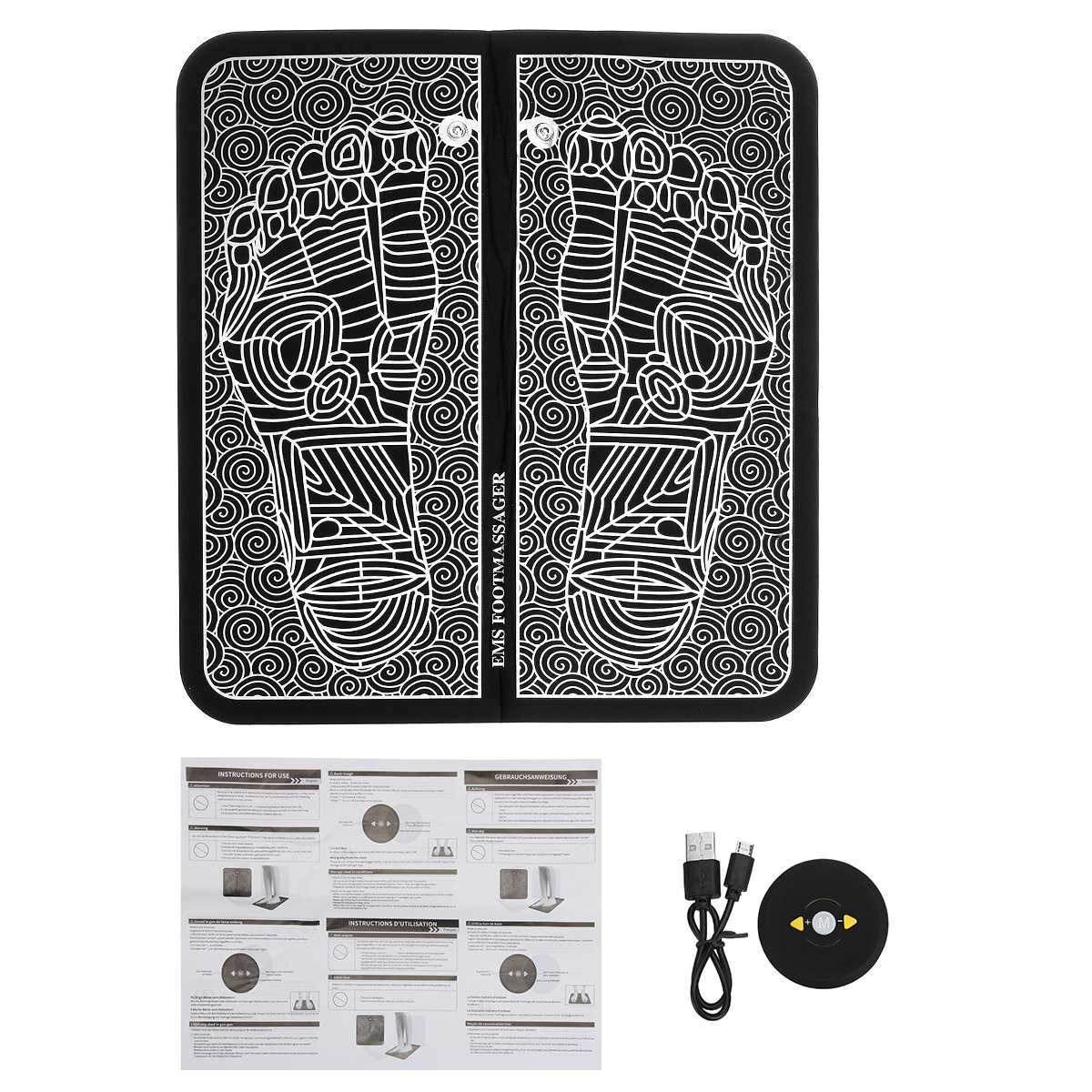 Electric powered Foot Massage Mat