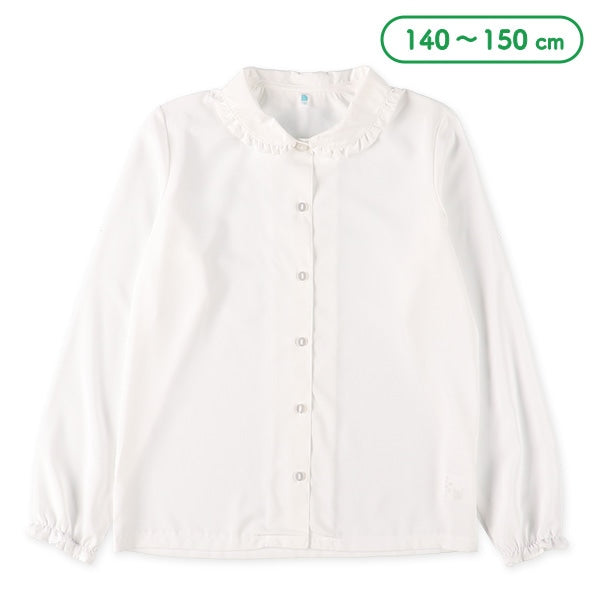 西松屋 ELFINDOLL ブロード襟フリル無地ブラウス正規品