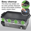 HAMILTON BEACH PROFESSIONAL 38560 Iron Indoor Electric Grill & Griddle - Refurbished with Home Essentials warranty