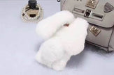 Cute Creative Rabbit Plush warm phone case women