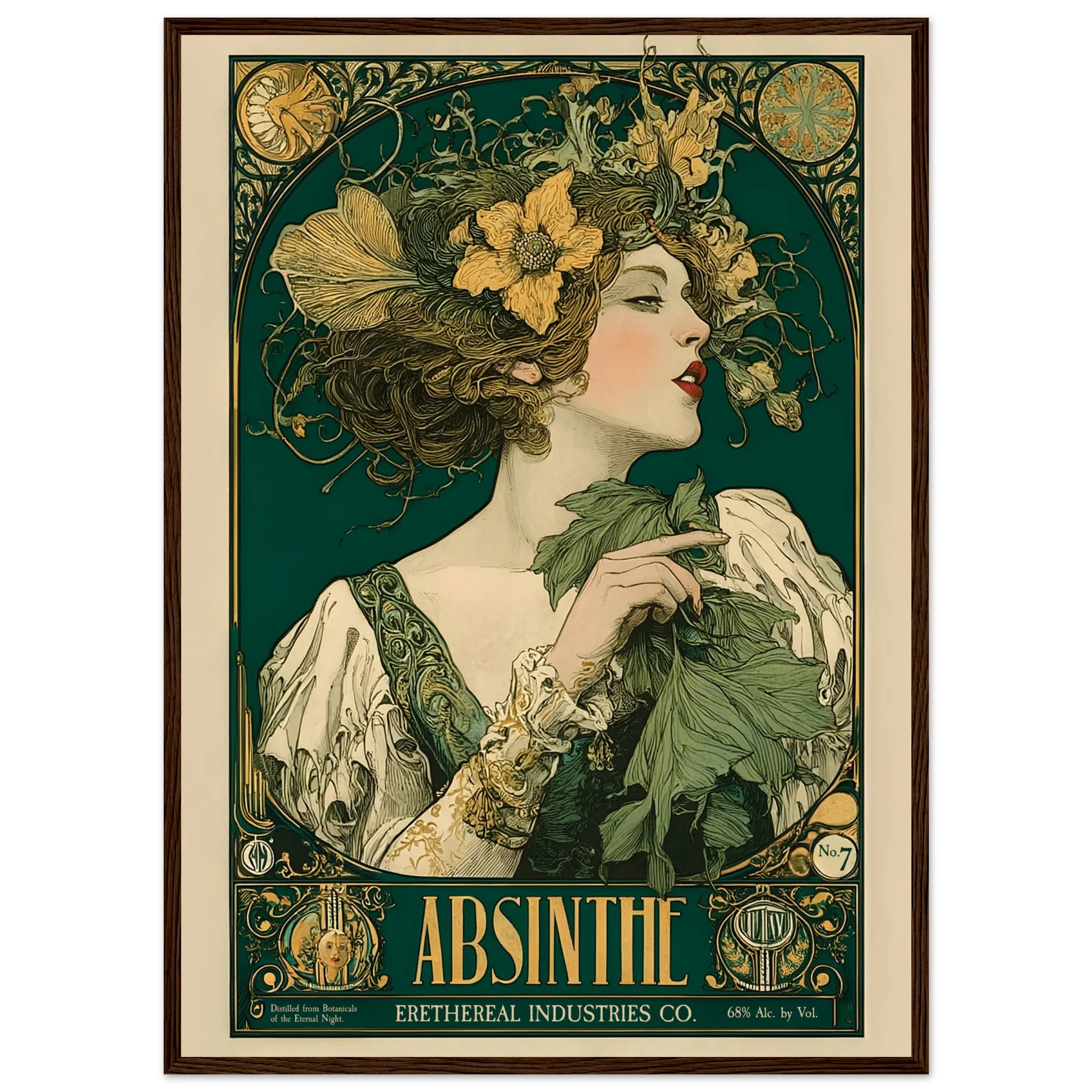 L’Absinthe d’Ombre - Poster & Framed Print